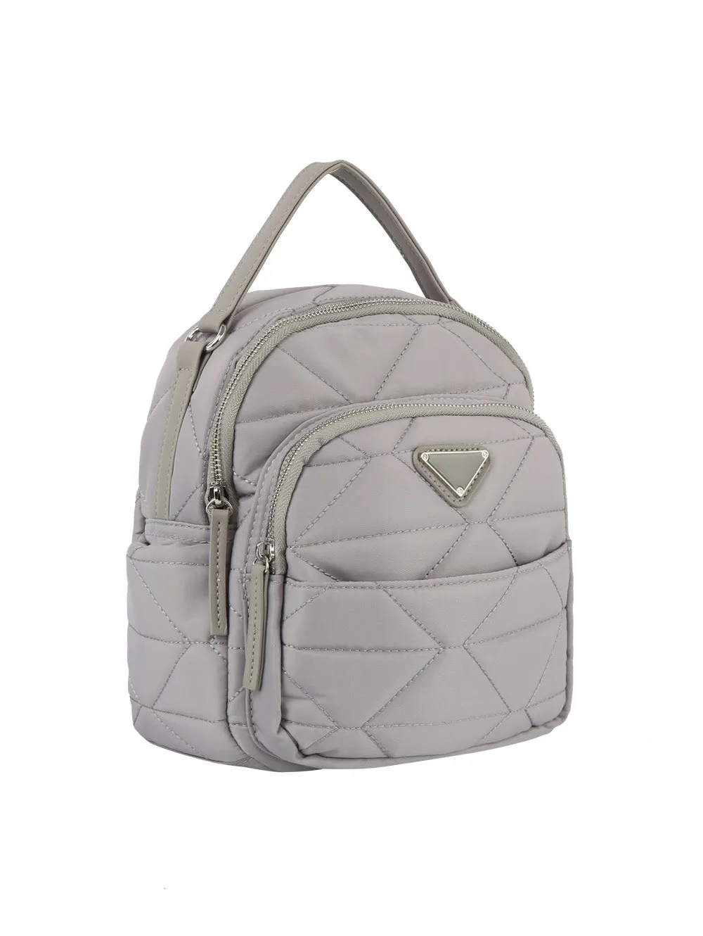 Quilted daily convertible bagpack