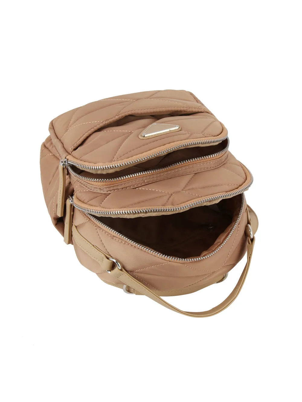 Quilted daily convertible bagpack