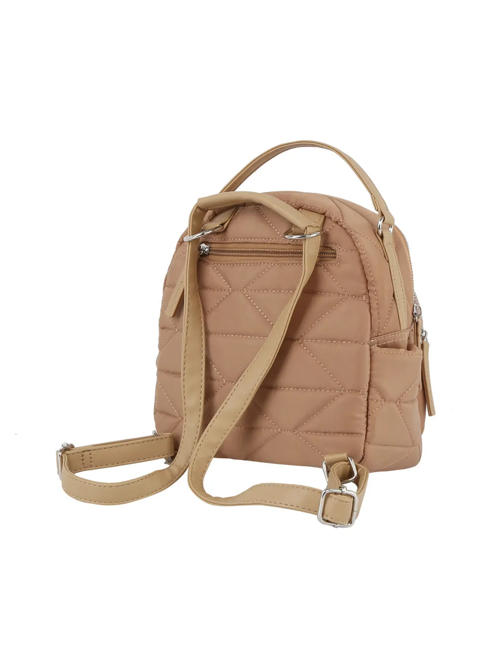 Quilted daily convertible bagpack