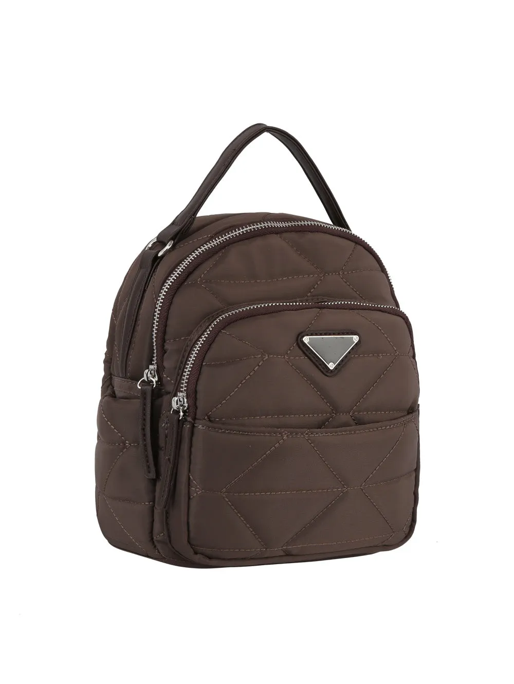 Quilted daily convertible bagpack