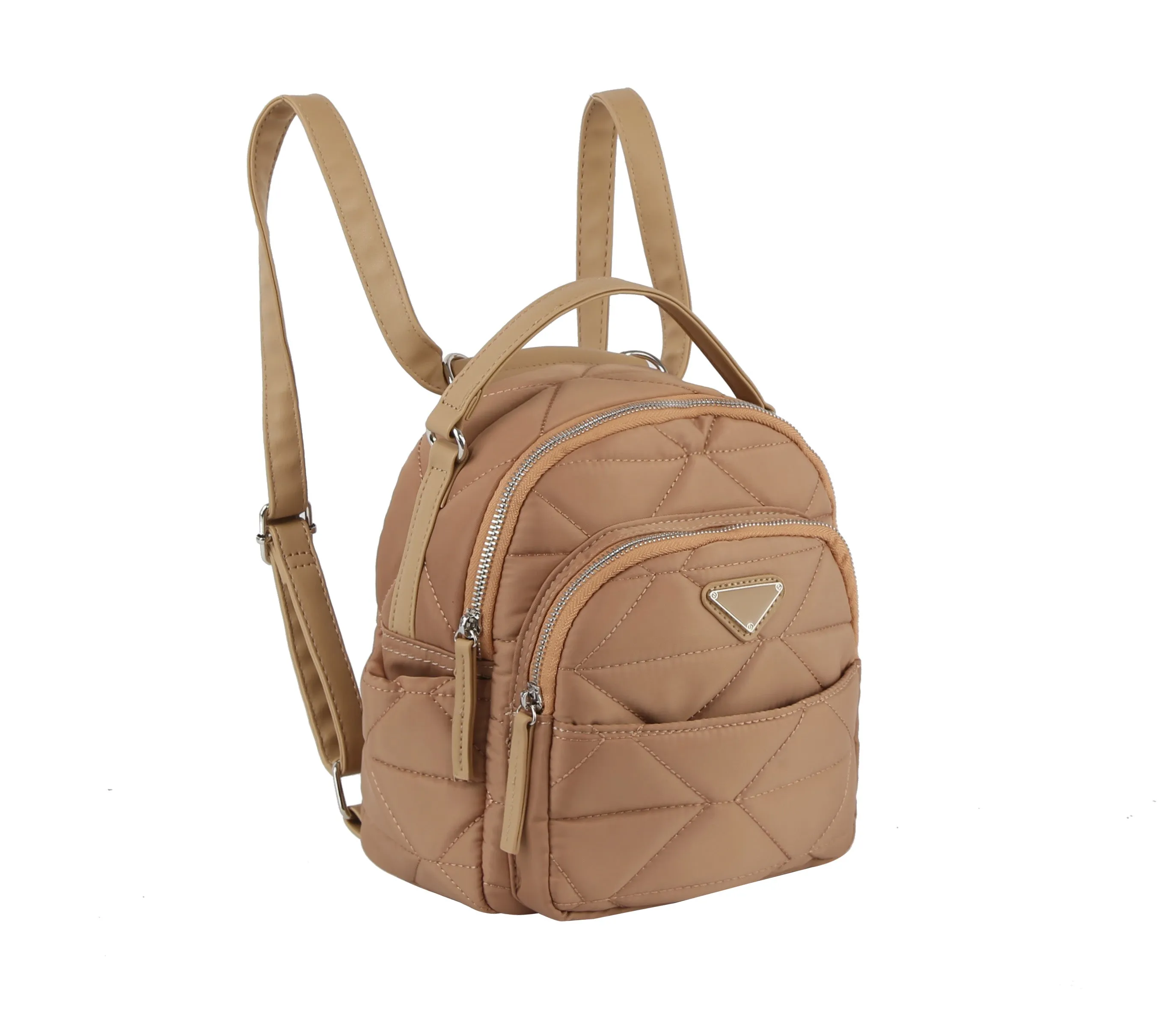 Quilted daily convertible bagpack