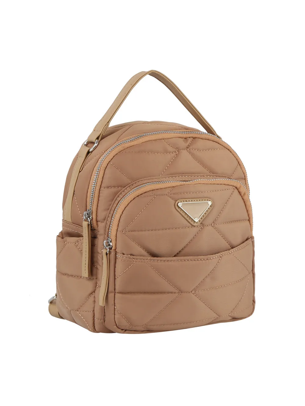 Quilted daily convertible bagpack