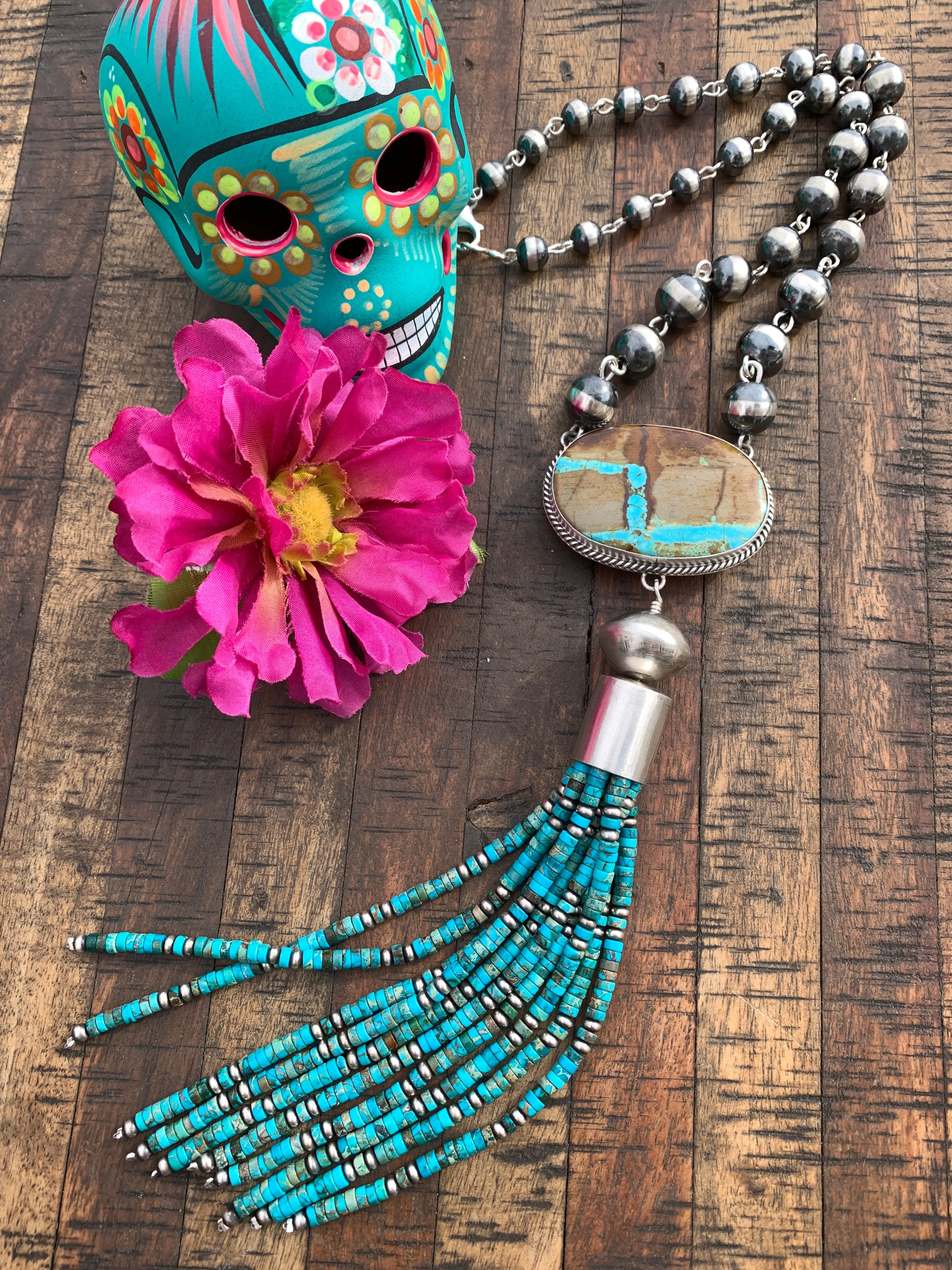 Royston Ribbon Tassel Necklace