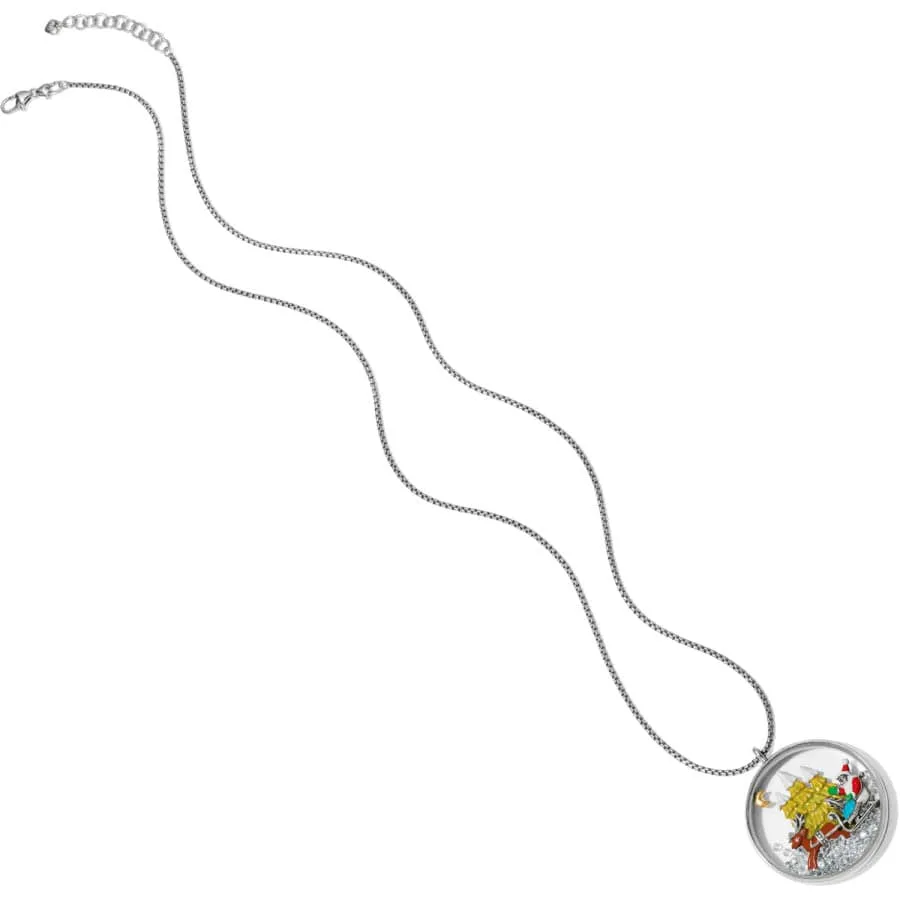 Santa's Sleigh Shaker Convertible Necklace