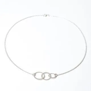 Silver Circles Necklace