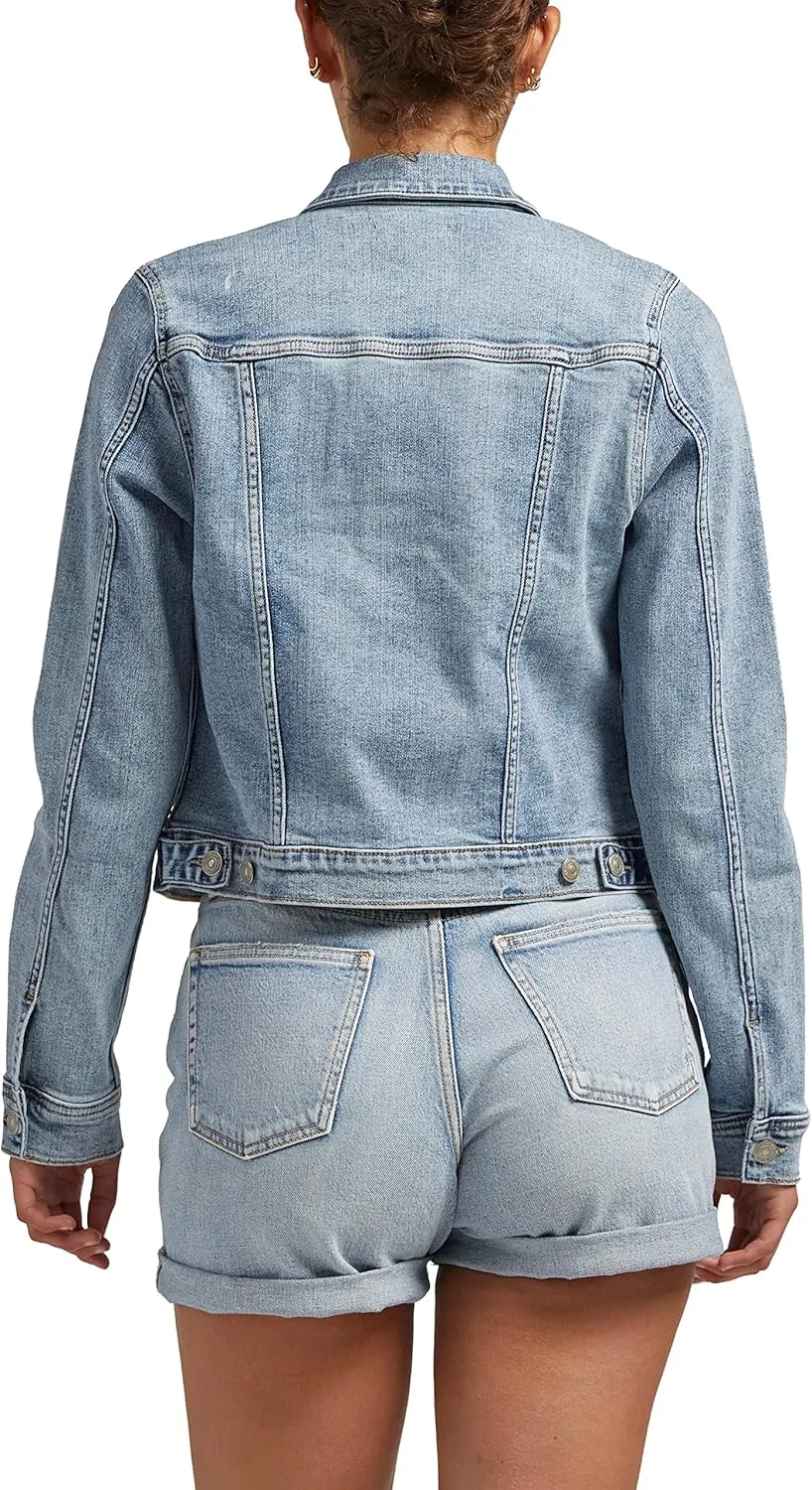 Silver Jeans Co. Women's Fitted Denim Jacket