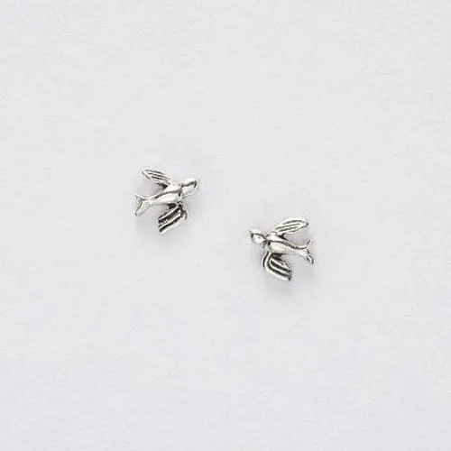 Special Friend Silver Earrings On Designer Card by Crumble and Core