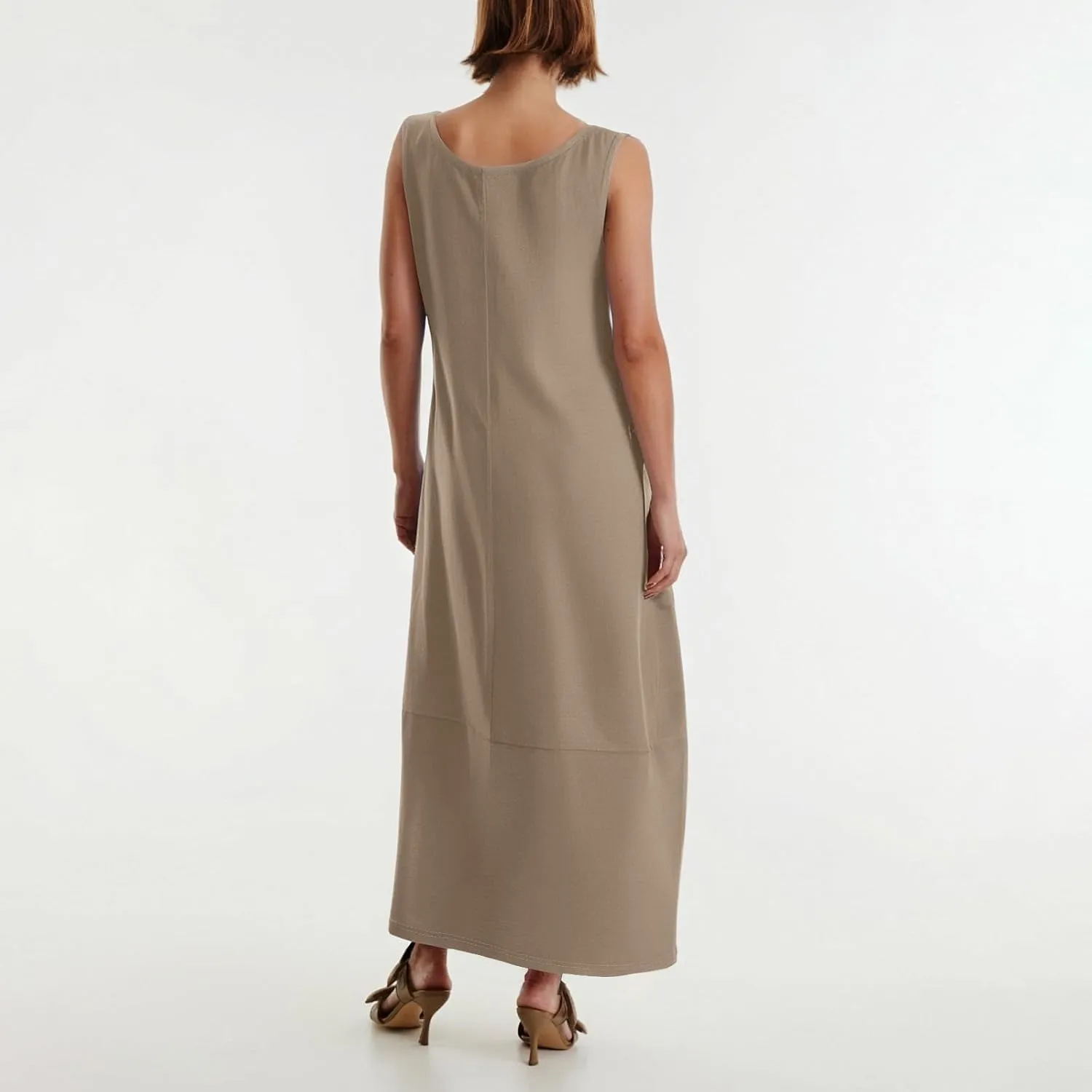 Tank Dress Casual Summer Boho Flowy Maxi Dresses with Pockets Cute Long Midi Sundresses for Beach Vacation Tunic Dress
