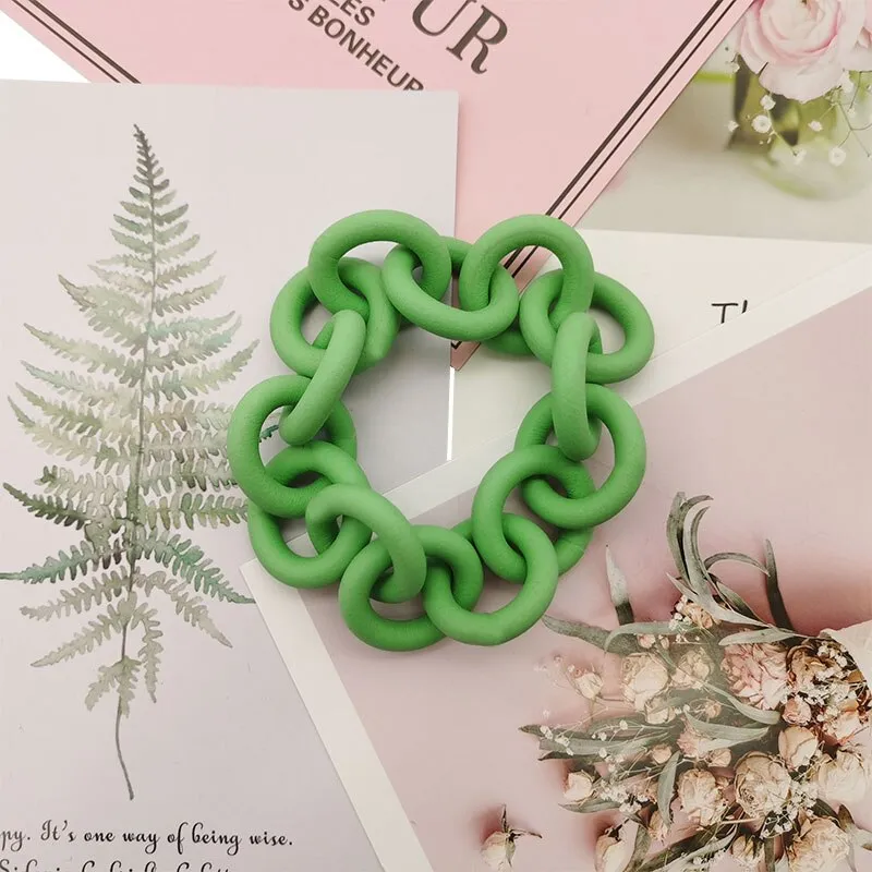 TEEK - Rubber Color Chain Bracelets