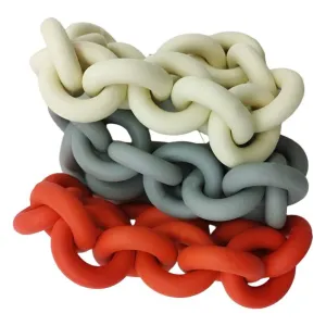 TEEK - Rubber Color Chain Bracelets