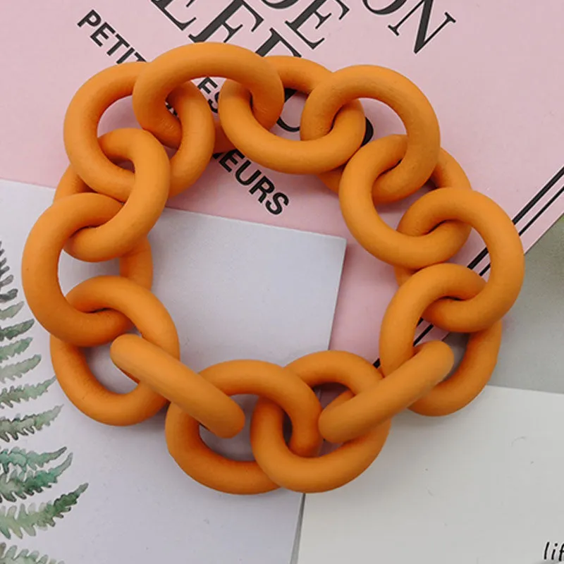 TEEK - Rubber Color Chain Bracelets