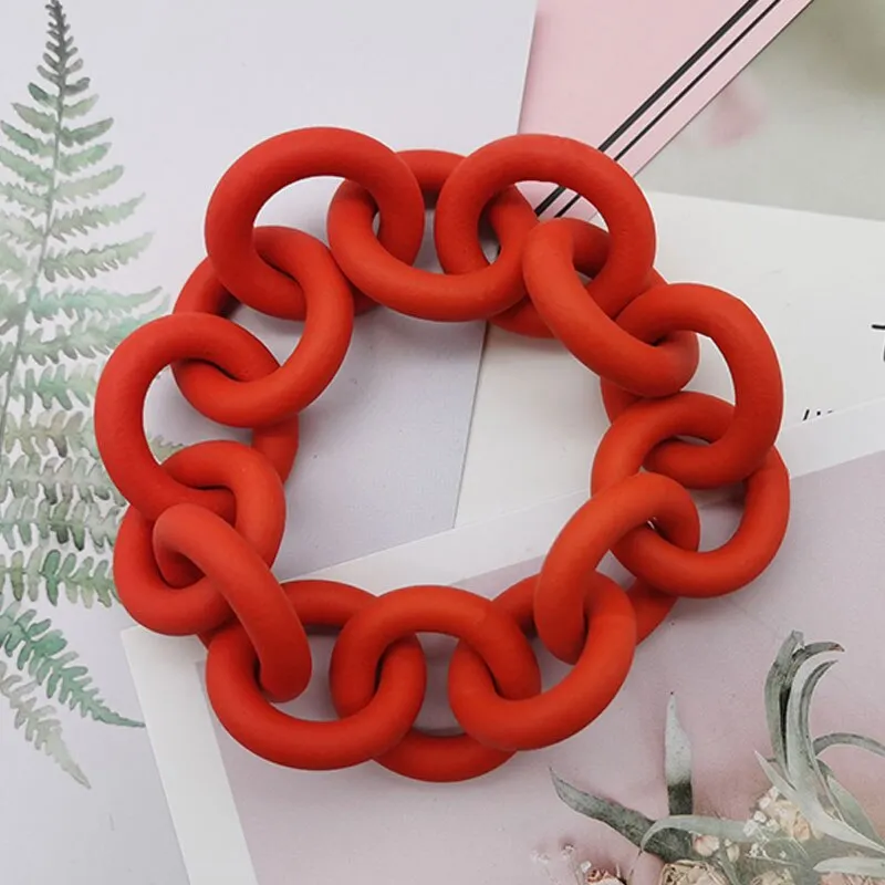 TEEK - Rubber Color Chain Bracelets