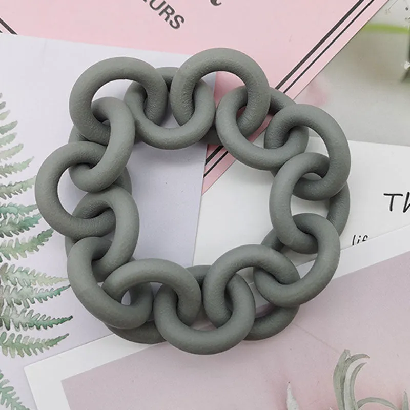 TEEK - Rubber Color Chain Bracelets