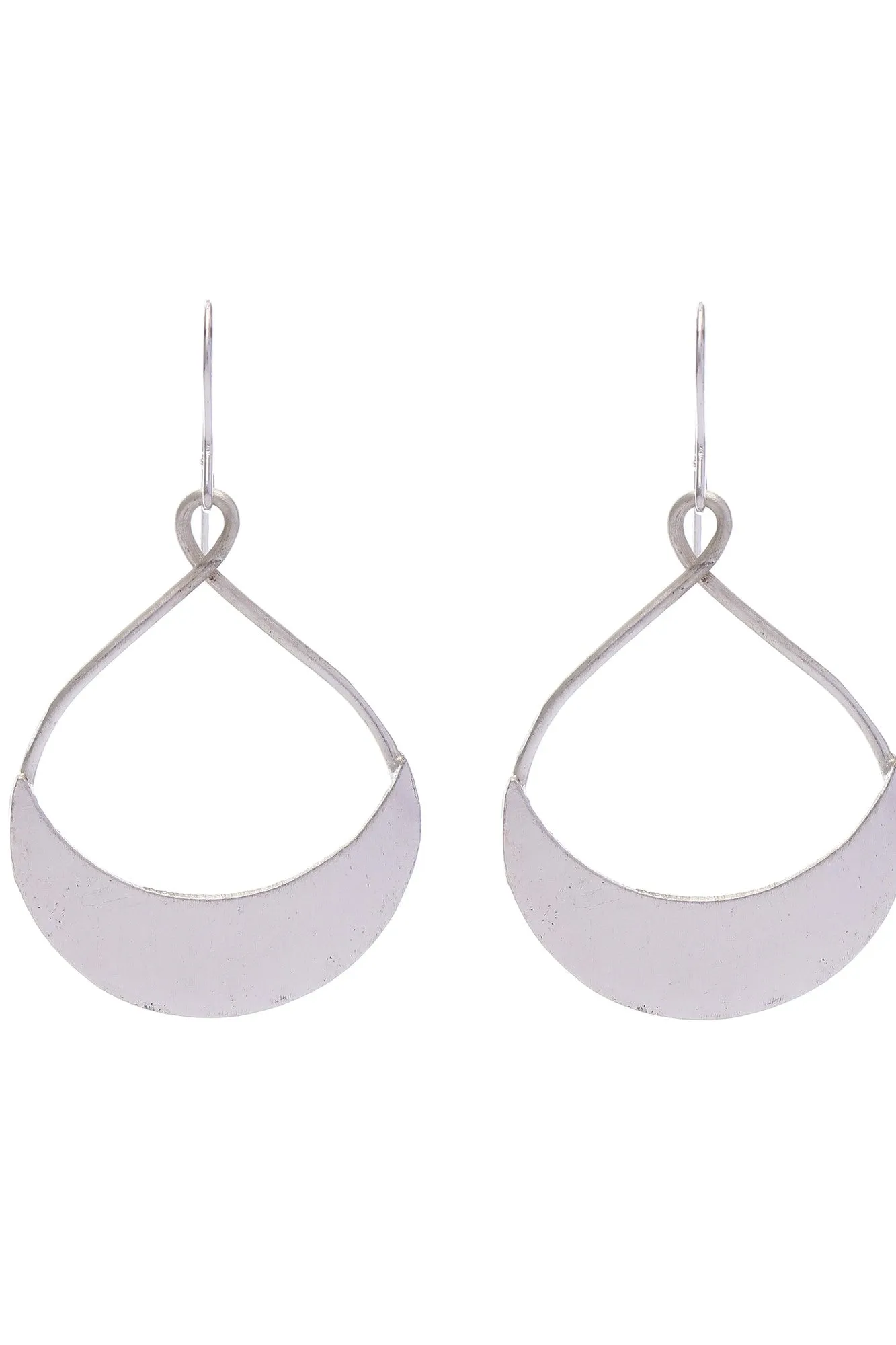 Tulsi earrings, silver - Wholesale