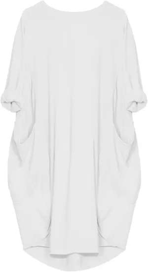 UQRZAU Women's Casual Dresses Dresses Casual Puff Long Sleeve T Shirt Dress with Pockets Mini Dress Casual Dresses