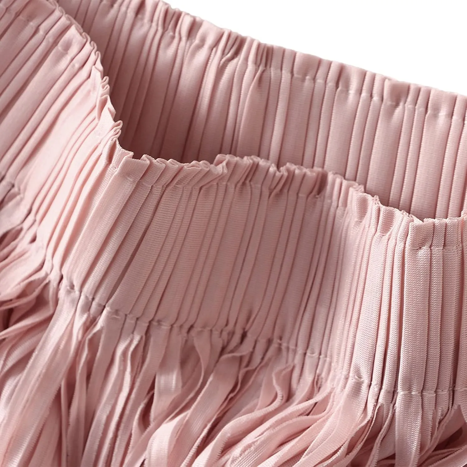 Women Fringe Skirt Elastic Waist Tiered Tassel Bodycon Midi Pencil Skirts Night-Out Party Daily Elegant Skirts