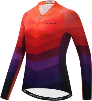 Women Long Sleeve Cycling Jersey MTB Shirts Mountain Bike Tops Bicycle Clothing