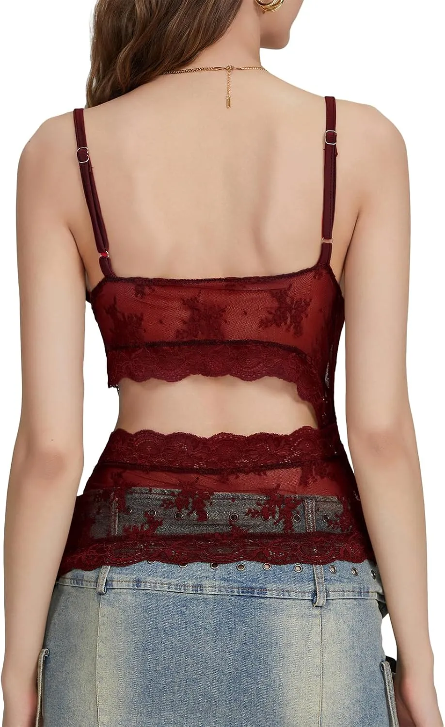 Women Y2k Cami Shirt Sexy Spaghetti Strap Crop Top Backless Going Out Camisole Vest Tank Tops