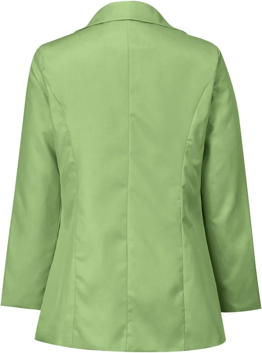 Womens Casual Dressy Blazers Jacket,Fashion Fall Bussiness Suit Clothe,Long Sleeve Solid Color Suit Without Pockets