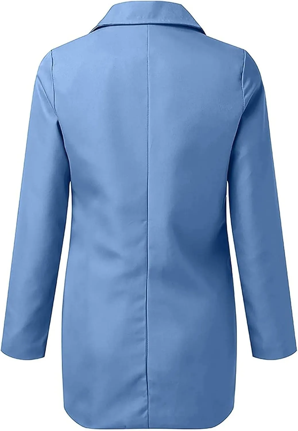 Womens Casual Dressy Blazers Jacket,Fashion Fall Bussiness Suit Clothe,Long Sleeve Solid Color Suit Without Pockets