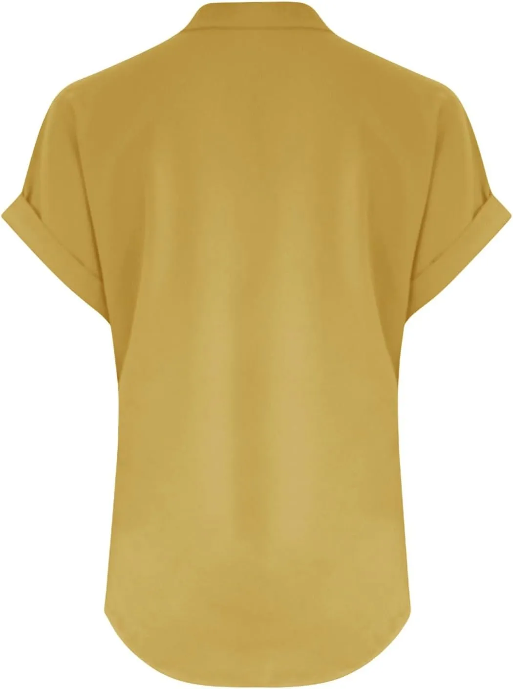 Women's Cotton Linen Cap Sleeve T-Shirt Half Button V Neck Tunic Tops Lounge Baggy 2025 Solid Color Summer Blouses