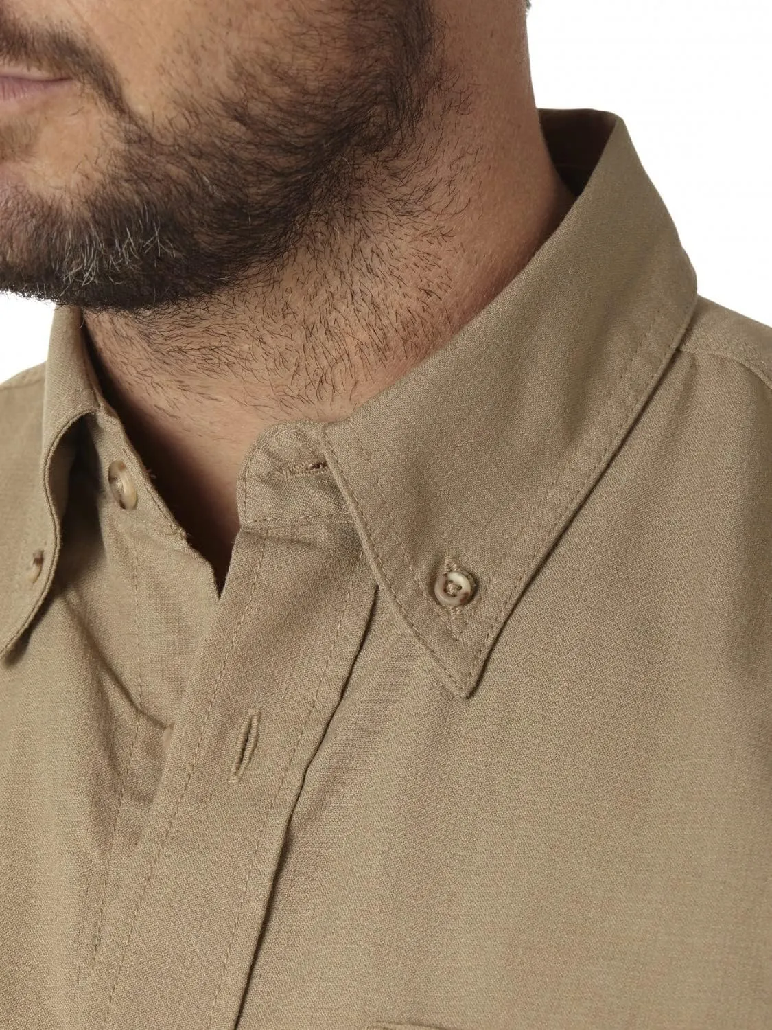 Wrangler Men's Riggs Workwear Flame Resistant Two Pocket Work Shirt