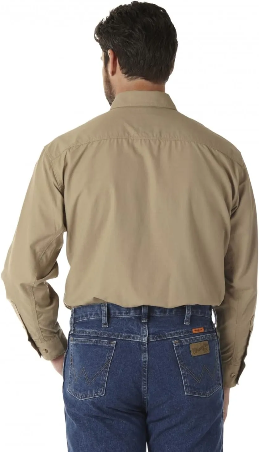 Wrangler Men's Riggs Workwear Flame Resistant Two Pocket Work Shirt