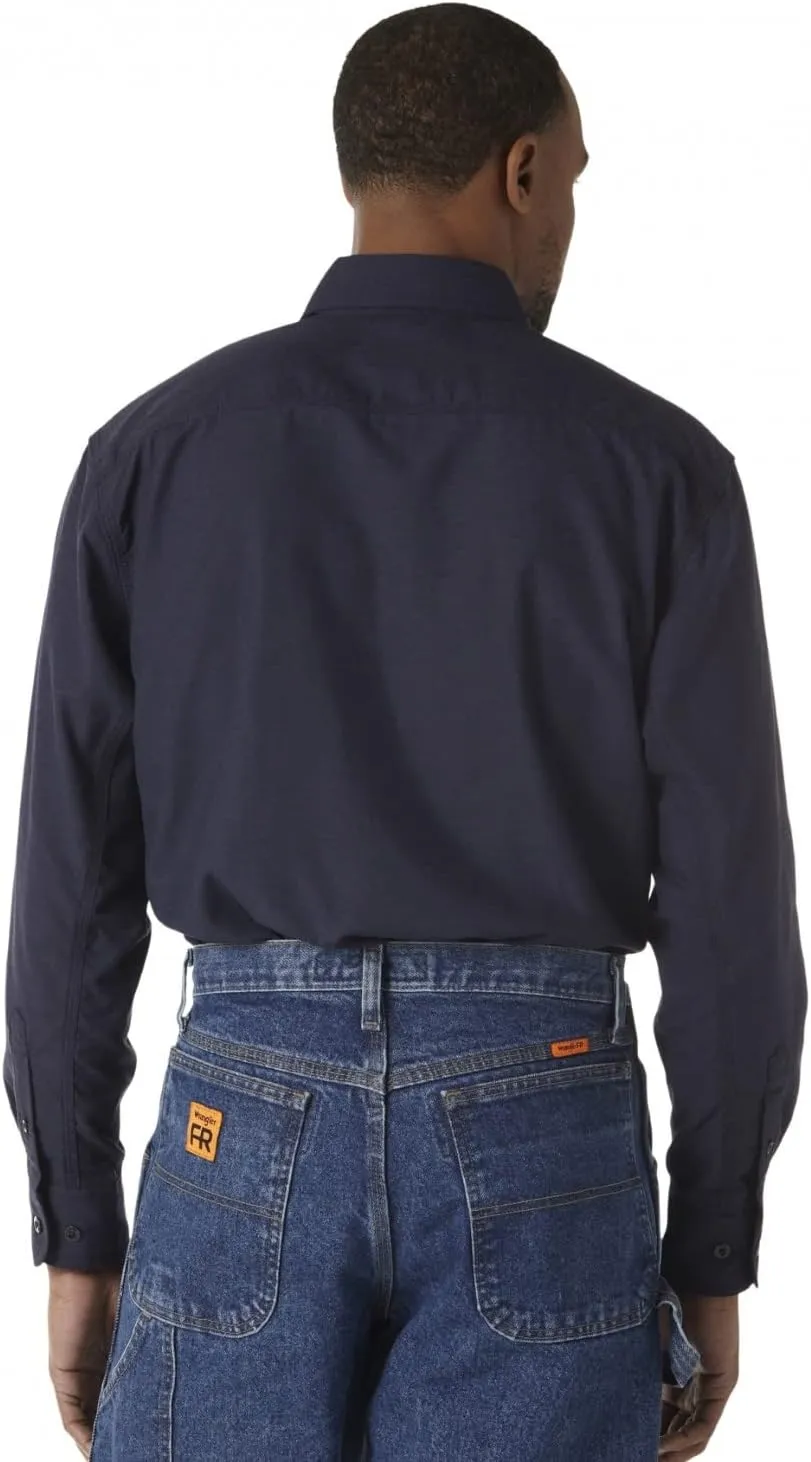 Wrangler Men's Riggs Workwear Flame Resistant Two Pocket Work Shirt