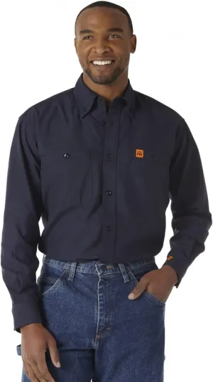 Wrangler Men's Riggs Workwear Flame Resistant Two Pocket Work Shirt
